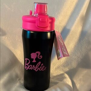 Barbie Pink and Black Hydration Bottle. small scratch on one side.. in photo